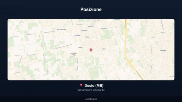 Immobile in asta di 224 m², box auto in vendita a Desio - Foto 2