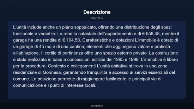 Immobile in asta di 150 m² con più di 5 locali e box auto in vendita a Gonnesa - Foto 5