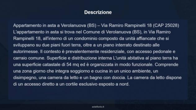 Immobile in asta di 54 m², box auto in vendita a Verolanuova - Foto 5