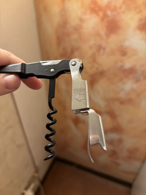 3ATTREZZI IN 1:CAVA TAPPI E APRI BOTTIGLIE E MINI COLTELLINO NUOVO RARO”CANTIN - Foto 4