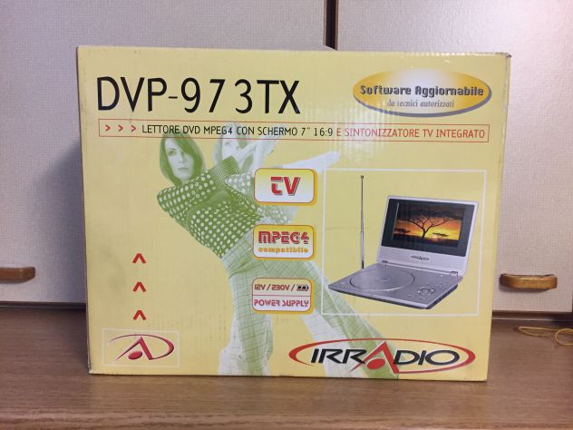 Irradio tv lcd Tuner MP4 nuovo