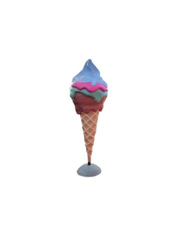 Insegna pubblicitaria per glateria: Cono gelato in vetroresina