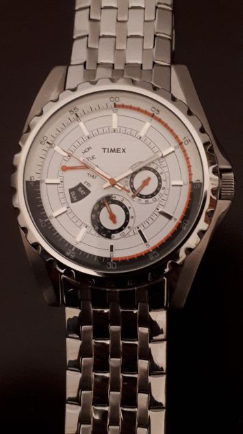 Orologio TIMEX RETROGRADE mm. 44 QUARTZ SR 920 SW - Ref. T2M431. - Foto 8