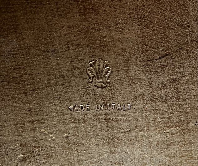 Vassoio Fiorentino Vintage in Legno restaurato - Foto 3