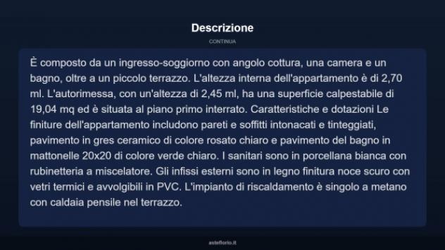 Immobile in asta di 45 m², box auto in vendita a Prato - Foto 8
