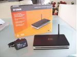 Router Modem Wi Fi D-Link DSL-2640B e Alimentatore