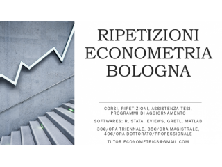 RIPETIZIONI ECONOMETRIA, STATISTICA E PROBABILITA'