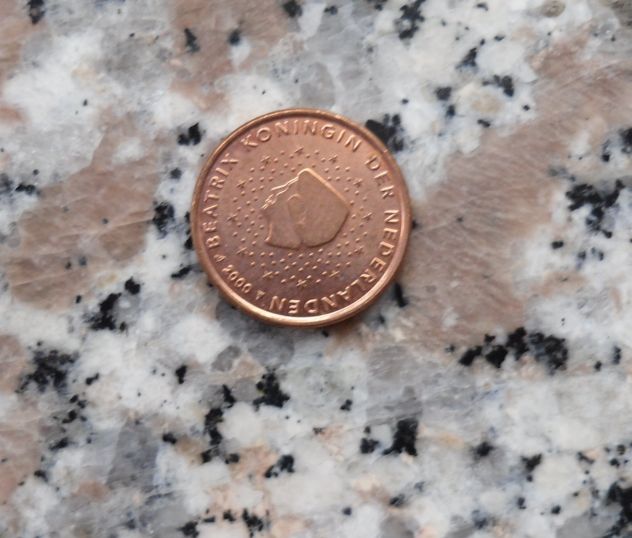 MONETA DA 1 CENTESIMO EURO OLANDA DEL 2000 - MAI CIRCOLATA -