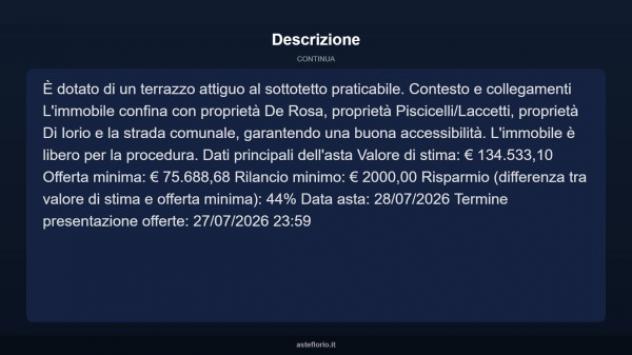 Immobile in asta di 160 m² con più di 5 locali in vendita a Vasto - Foto 9