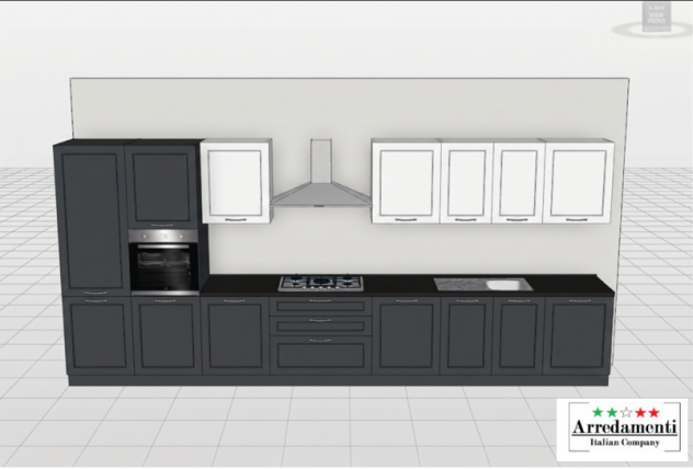 CUCINA LINEARE DA ESPOSIZIONE COMPONIBILE CON ELETTRODOMESTICI CUCINE SU MISURA - Foto 3