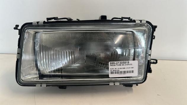 PROIETTORE SX (CONCO) 999-U1305819 Parti elettriche  Fanaleria  Proiettori  Proiettore ant. AUDI - 80 - 01-09-1986 - 01-07-1991