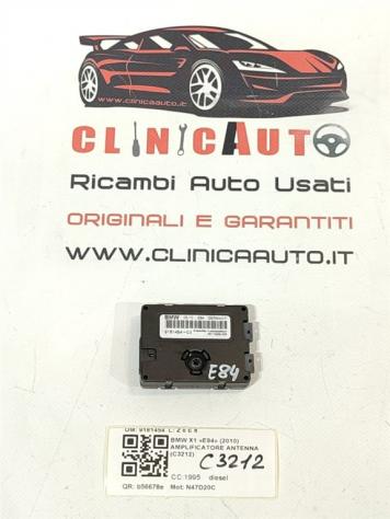 AMPLIFICATORE ANTENNA BMW X1 Serie (E84) 9181454 N47D20C (0915)