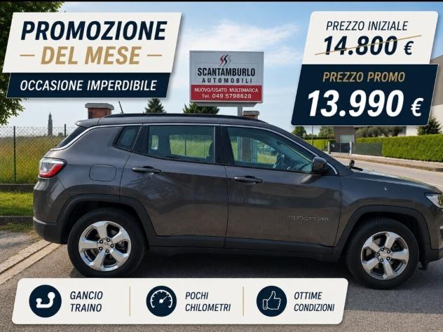 Jeep Compass 1.6 Multijet II 2WD Longitude + gancio traino
