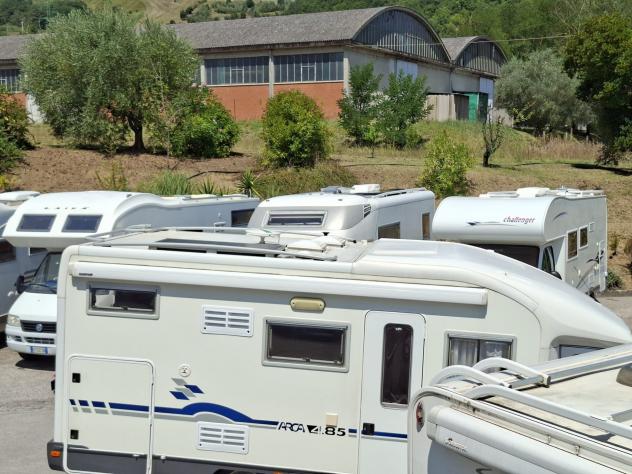 CAMPER ARCA DUCATO SEMINTEGRALE 6 POSTI SEMIDINETTE LETTO MATRIMONIALE CLIMATIZZATORE BASCULANTE FOTOVOLTAICO CAMPEGGIO USATI GENERALI 1738 - Foto 6