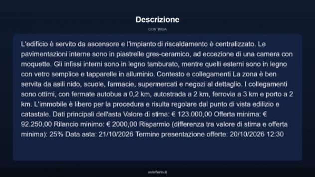 Immobile in asta di 123 m² in vendita a La Spezia - Foto 8