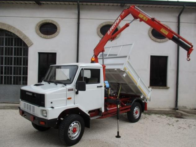 BREMACH GR 45 Ql. Ribaltabile 4x4 con gru Ferrari rif. 17689699