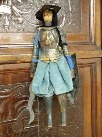 ANTICO BURATTINO MARIONETTA GUERRIERO PUPO SICILIANO - Foto 2