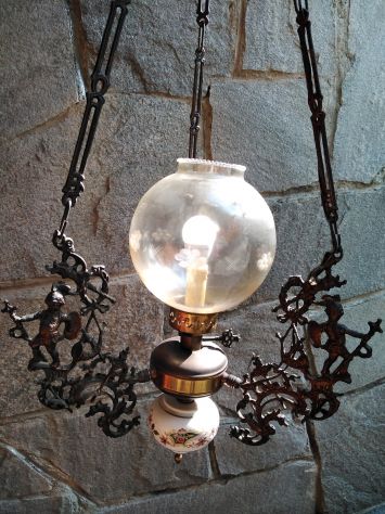 lampadario in ottone - Foto 2