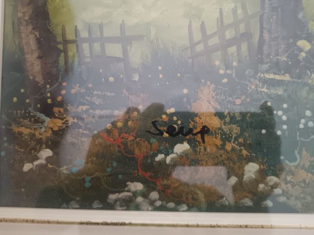 Quadro grande fatto a mano su tela