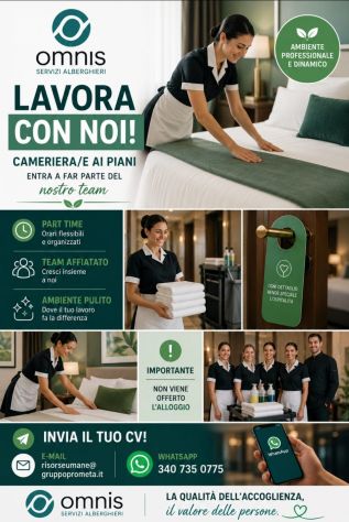 Cameriera/e ai Piani HOTEL ABANO TERME