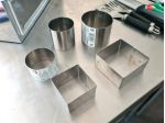 stampini per tartare in inox usati
