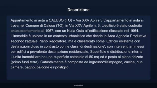 Immobile in asta di 80 m² in vendita a Caluso - Foto 18