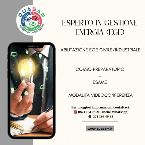EGE Civile ed Industria (Esperto Gestione Energia) - Norma UNI CEI 11339