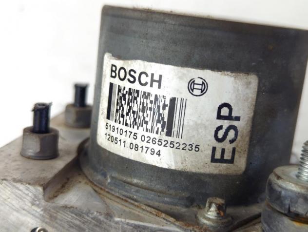 51910175 CENTRALINA POMPA AGGREGATO ABS FIAT PUNTO EVO 1.4 M 57KW 5M 5P (2012) RICAMBIO USATO 0265252235 - Foto 7