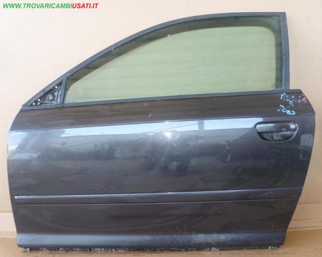 PORTA S. GRIGIO MEDIO MET. C/ALZ. E SERR. Carrozzeria Lamierati esterni Porte Porta ant. sx. AUDI - A3 3 porte - 01-06-2003 - 01-06-2008, AUDI - A