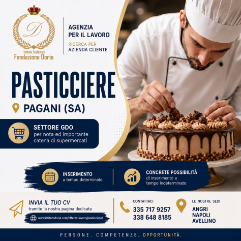 Corso Esperto di Arte Dolce: Pasticcere