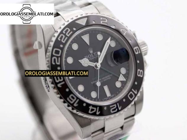 Rolex Replica GMT MASTER II 116710 LN 904L SS MIGLIOR EDIZIONE SUL BRACCIALE OYSTER 3186 - Foto 2