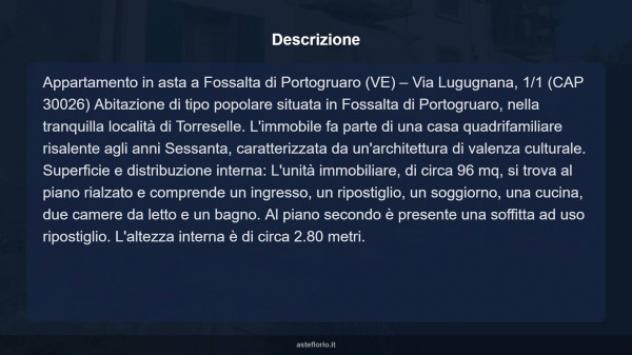 Immobile in asta di 96 m² in vendita a Fossalta di Portogruaro - Foto 17