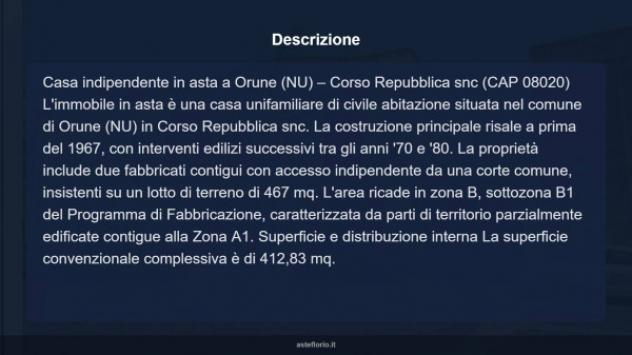 Immobile in asta di 412 m² in vendita a Orune - Foto 14