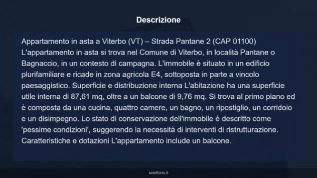 Immobile in asta di 87 m² in vendita a Viterbo - Foto 15