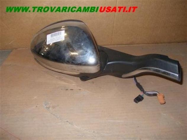 RETROVISORE EST.D.regolazione elettrica CALOTTA CROMATA 2 SPINE MARRONE 6 FILI+NERO 5 FILI PEUGEOT 2008  Vetri e Retrovisori  Cristalli  Retrovisori
