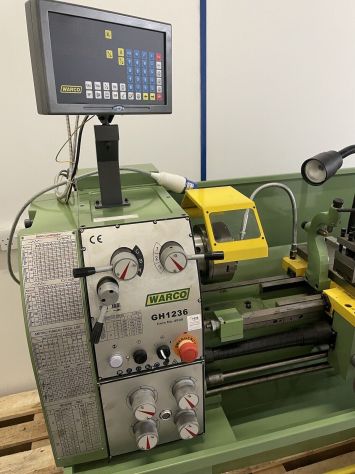 Tornio per lavorazione dei metalli Warco GH1236 - Foto 3