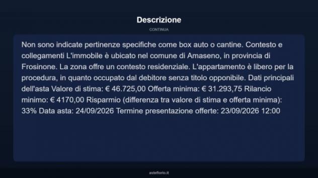 Immobile in asta di 133 m² in vendita a Amaseno - Foto 15