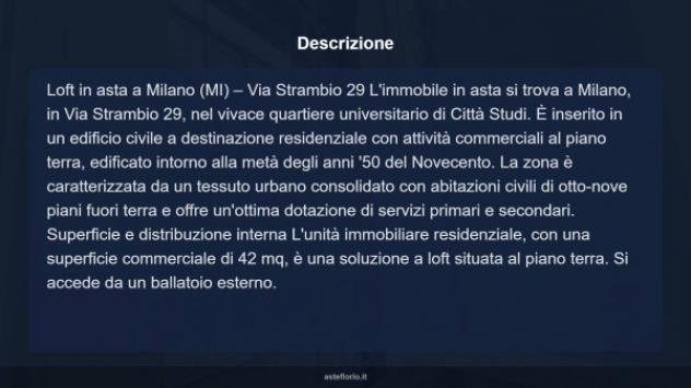 Immobile in asta di 42 m² in vendita a Milano - Foto 17