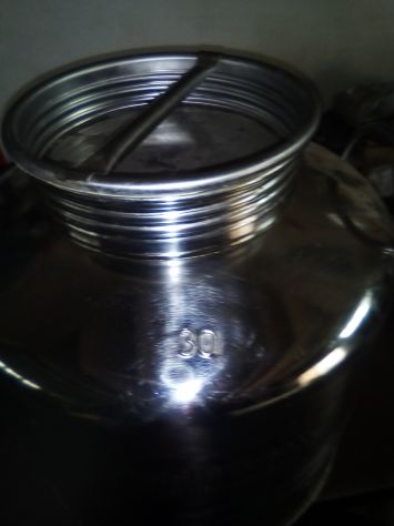 Fusto olio d'oliva da 30 litri in acciaio inox come da foto - Foto 2