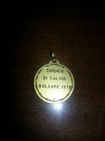UNA MEDAGLIA IN METALLO DEL TORNEO DI CALCIO DEL 1971 A BOLGARE (BG) INTROVABILE - Foto 3