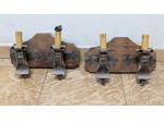 Applique legno e ferro battuto da ripristinare