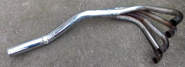 SCARICO COMPLETO 4 IN 1 CROMATO per HONDA CB 750 FOUR - Foto 2