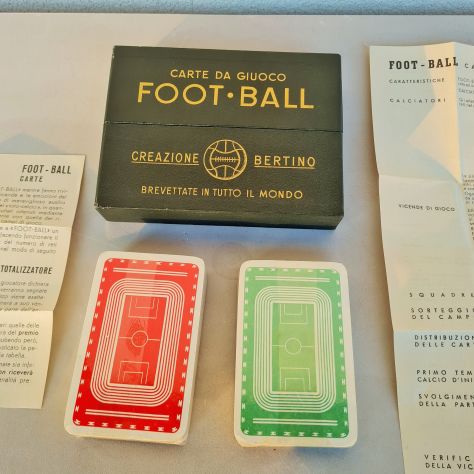 Carte Da Giuoco Football Creazioni Bertino Giugno 1947  Morreale Milano  n°  90 - Foto 3