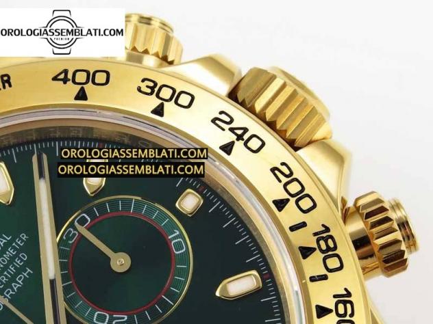Rolex Replica DAYTONA 116508 1:1 BEST EDITION QUADRANTE VERDE SUL BRACCIALE YG SA4130 - Foto 12