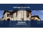 Immobile in asta di 286 m², box auto in vendita a Fontanetto Po