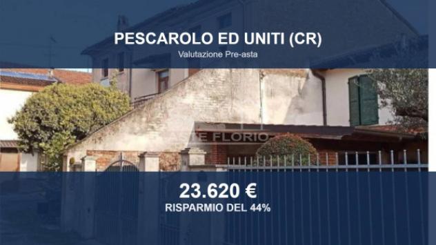 Immobile in asta di 149 m², box auto in vendita a Pescarolo ed Uniti