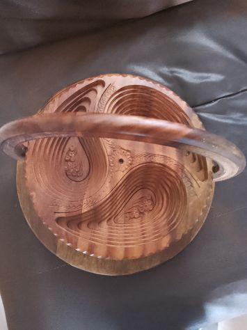 Vassoio Vintage in legno Artigianale - Foto 3