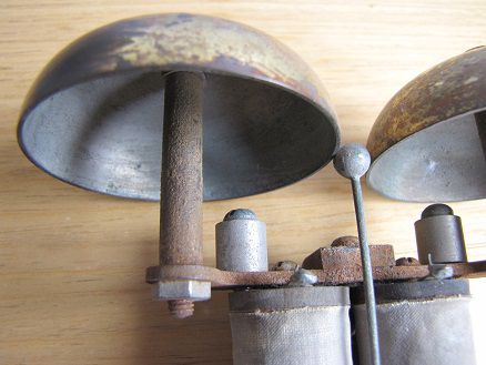 Antica soneria telefonica a batacchio e timpani - Foto 4