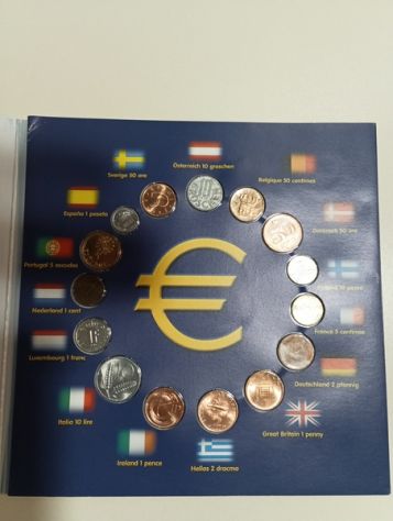 COFANETTO LE ULTIME MONETE D'EUROPA ANNO 2002 COD. 21061 - Foto 4