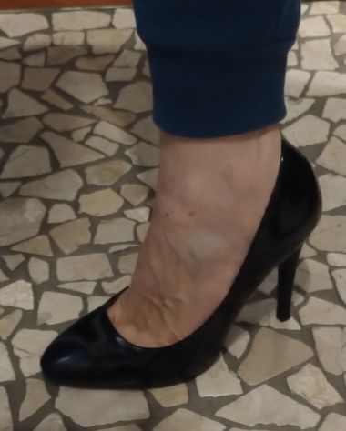 DECOLLETE NERE IN VERNICE ZARA TACCO 12 - Foto 9